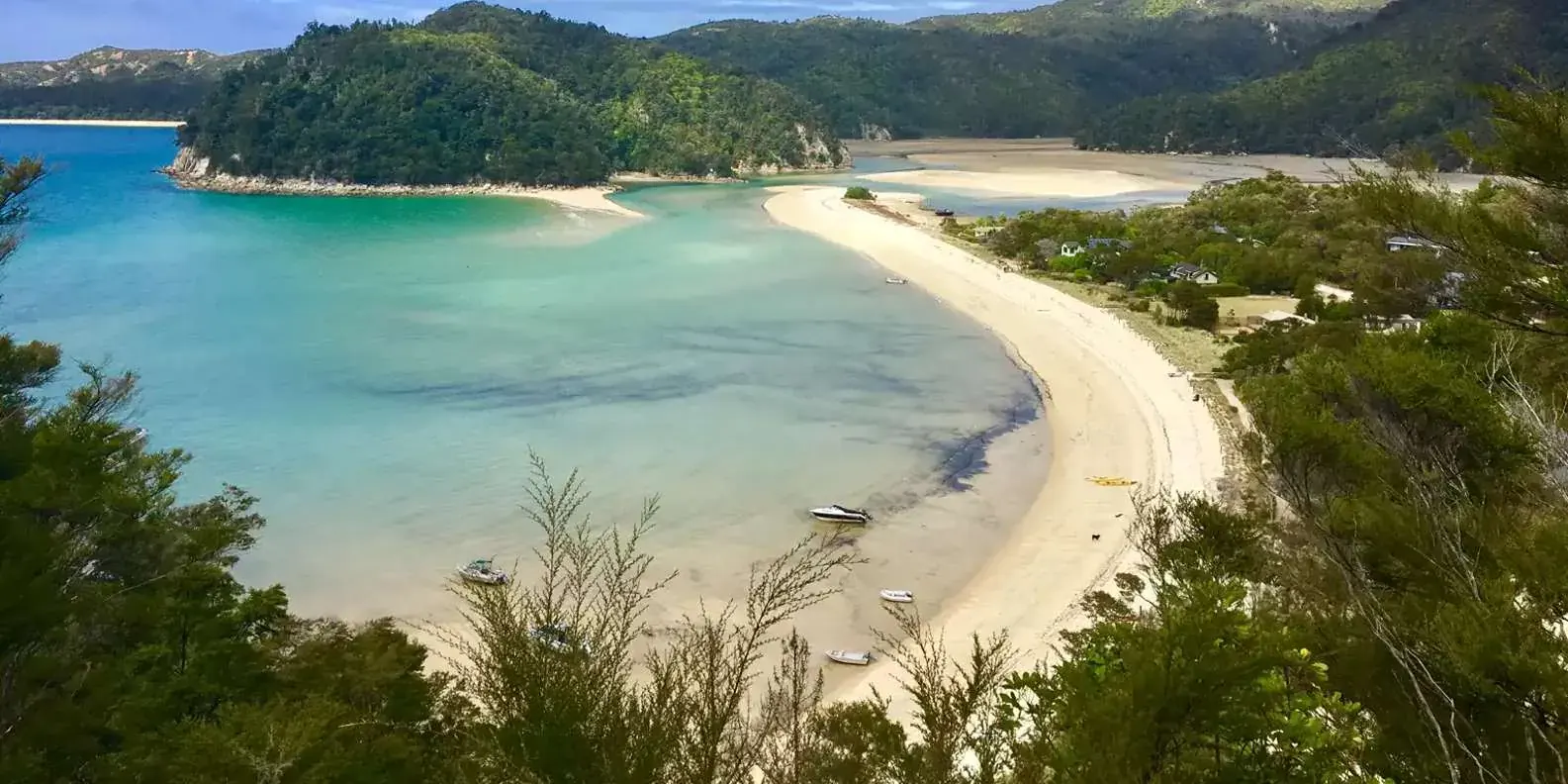 Anchor Bay beach and turquoise water